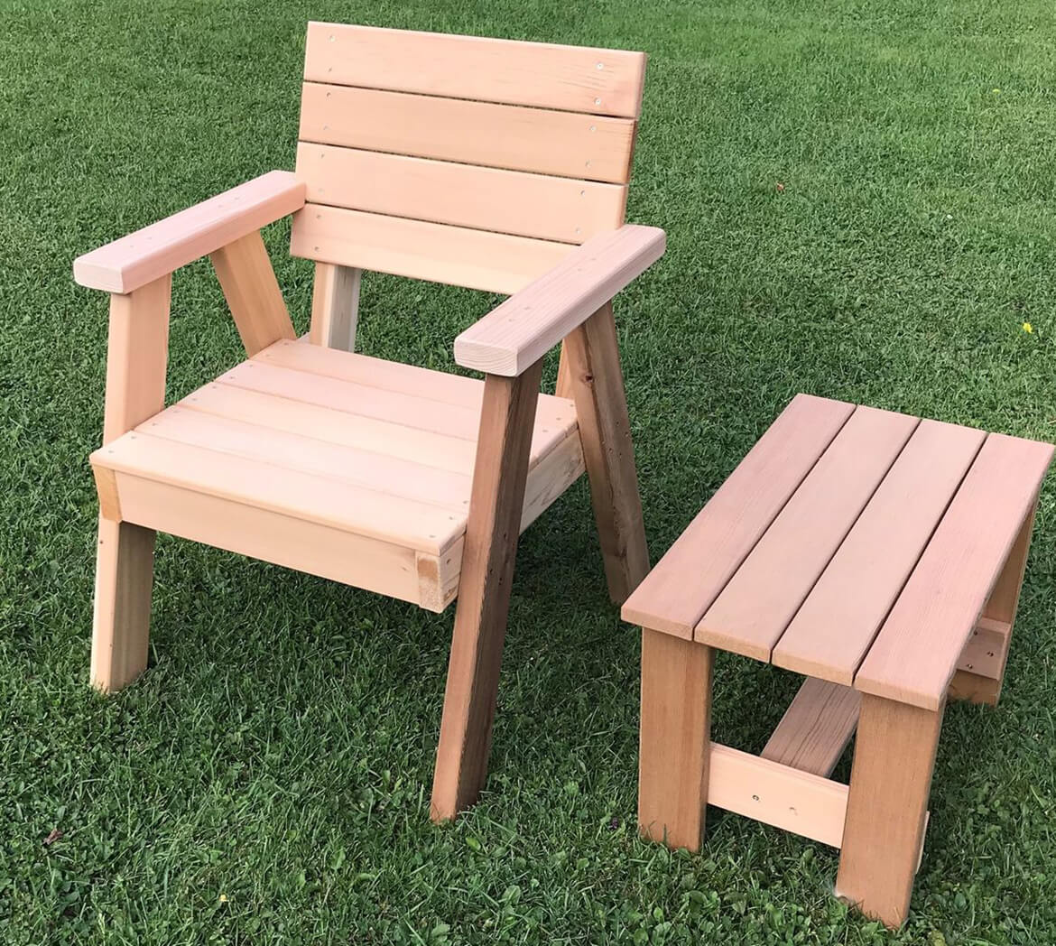 custom made outdoor chair