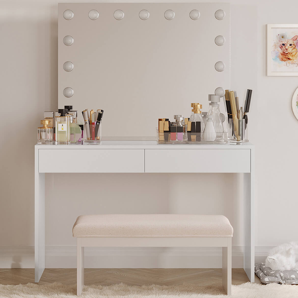 customized dressing table