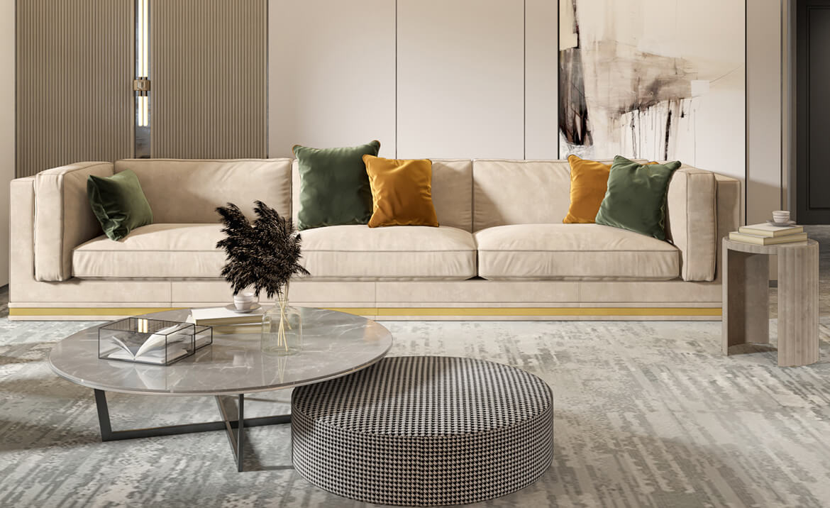 modern living room sofa